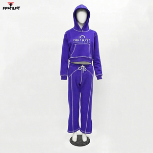 Conjunto Deportivo con Logotipo Bordado Otoño 2025, Ropa Deportiva de Moda para Mujer, Traje de Dos Piezas para Gimnasio y Fitness - Product Image 4