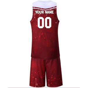 Maillot de basket-ball personnalisé BIGWOOD SPORTS pour garçons/hommes, 100% polyester, léger, ensemble uniforme 2 pièces, séchage rapide, respirant - Product Image 6
