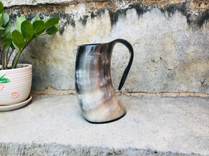 Tazas de Cuerno de Búfalo Hechas a Mano y Ecológicas con Grabados para Reventa por Viking Supply - Product Image 4