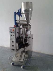 Machine d'emballage VFFS pour sachets, système de remplissage de gobelets, moteur électrique automatique, scellage haute précision, pour produits alimentaires et chimiques, fabriqué en Inde, Ajay - Product Image 3