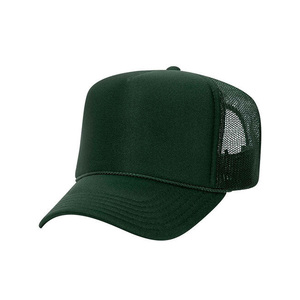 Customized ODM Wholesale Dark Green Mesh Foam Trucker <b>Hat</b> with Adjustable Rope-Unisex Hip Hop Casual Premium Quality Cycling Cap - Product Image 1