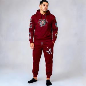 Chándal de Felpa de Algodón Grueso para Hombre, Ropa de Entrenamiento Suave y Transpirable, Diseño Personalizado, Ropa de Invierno - Product Image 1