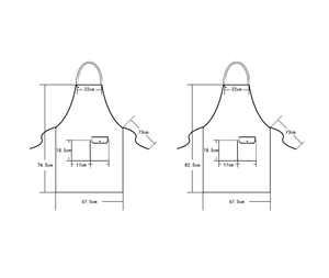 ผ้ากันเปื้อนผ้าแคนวาสสีเทาอ่อนแบบยูนิเซ็กซ์ ทนทาน มีกระเป๋าอเนกประสงค์ เหมาะสำหรับเชฟ พนักงานเสิร์ฟ ศิลปิน ซักได้ สายคล้องคอปรับได้ - Product Image 2