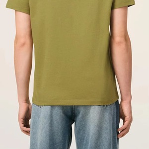 T-shirt personnalisé pour homme, motif sur mesure, 260g, col uni, style vintage, coupe courte, sérigraphie, modèle personnalisé, collection 2026, vente chaude - Product Image 2