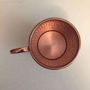 Mug en cuivre poli pour l'eau, usage domestique, sans BPA, qualité supérieure, pour bière, jus, whisky, design martelé - Product Image 2
