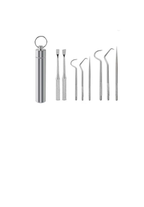 Ensemble de 11 outils d'ostéotomes dentaires de qualité supérieure, à pointe droite et courbée, type Mead, pour l'écartement osseux, certifié CE, par Grip Surgical - Product Image 3