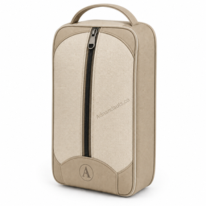 Sac à chaussures de golf de qualité supérieure avec logo personnalisé, sac de rangement pour chaussures de golf en polyester imperméable, organisateur de chaussures de voyage portable avec poignée de transport - Product Image 1