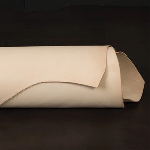 Panneaux de cuir de buffle naturel non teint - Séchage rapide, épaisseur 5 mm, type grainé pour sacs à outils personnalisés et semelles de chaussures, artisanat DIY - Product Image 1