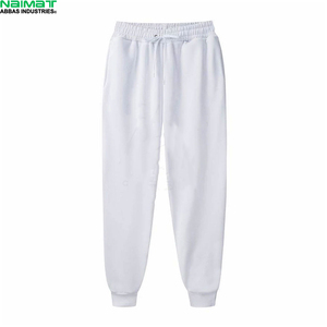Pantalon de jogging confortable en mélange de coton épais pour homme, doublure polaire douce, idéal pour la gym et les loisirs, bas de pyjama chaud - Product Image 1