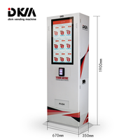 Distributeur automatique de petits articles Dkmvending, paiement sans argent liquide, vérification de l'âge par carte d'identité, avec lecteur de carte