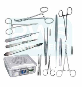 ชุดเครื่องมือผ่าตัดทางนรีเวชวิทยา RWS INSTRUMENTS ทำจากสแตนเลส พร้อมถาดใส่เครื่องมือ กล่องจ่ายไฟแบบแมนนวล ชุดเครื่องมือตัดหลอดเลือดดำ ได้รับมาตรฐาน CE - Product Image 2