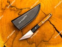 Couteau de cou Kiridashi forgé à la main, à lame fixe pleine longueur, en acier inoxydable, utilitaire EDC, OEM/ODM, vente en gros - Fournitures UA