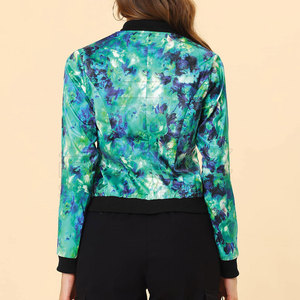 Top Selling OEM Service Custom Log Printing Fashion Women Printing Varsity <b>Jackets</b> Comfortable Apparel For Casual Use - Product Image 2