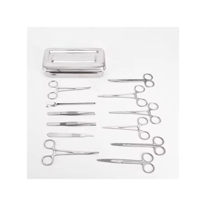 ชุดกล่องอุปกรณ์ผ่าตัดขนาดเล็กแบบพรีเมียม - สแตนเลสสตีล |   ชุดดูแลบาดแผลทางคลินิกแบบใช้ซ้ำได้และฆ่าเชื้อได้ด้วยหม้อนึ่งความดัน - Product Image 5