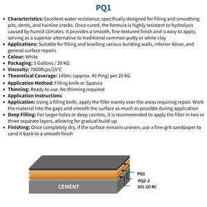 Sinice Putty-PQ1ฉาบยืดหยุ่น - Product Image 2