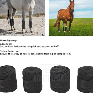 Vendas para Patas de Caballo Más Vendidas, Vendas para Patas de Caballo Elegantes, Construcción Suave con Ajuste Cómodo y Seguro - Product Image 2