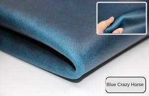 หนังแท้แบบวินเทจ หนังวัวฟอกน้ำมัน หนังเครซี่ฮอร์ส หนังวัวแท้ หนา 2.0 มม. ขนาด 20-25 ตารางฟุต - Product Image 2