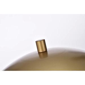 Lámpara de Mesa de Latón Pulido de Diseño con Pantalla de Tambor, Elegante Luminaria para el Hogar y Hoteles - Product Image 1