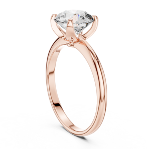 Rose Gold Plated 925 Sterling Silver Moissanite <b>Diamond</b> <b>Ring</b> Wholesale Jewelry Supplier OEM Factory - Product Image 4