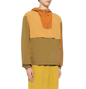 เสื้อแจ็คเก็ต Anorak มีซิปพร้อมโลโก้แบบกำหนดเอง เสื้อแจ็คเก็ตกันลมแบบมีฮู้ดสำหรับผู้ชาย เสื้อแจ็คเก็ตผู้ชายสำหรับฤดูใบไม้ผลิและฤดูใบไม้ร่วง มีกระเป๋าเสื้อสไตล์สตรีท - Product Image 4