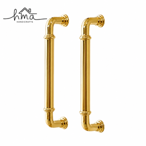 Solid Brass Modern Luxury Furniture <b>Hardware</b> Accessories PVD Gold <b>Kitchen</b> Cabinets Dresser Handles Drawer Knobs Outdoor Wardrobe - Product Image 1