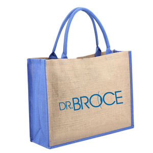 Designer Style Jute Beach Tote <b>Bag</b> with Modern Look for Trendy Women Summer Fashion Collection - Product Image 1