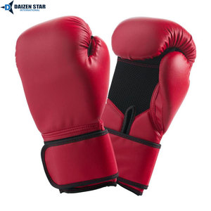 ถุงมือชกมวย PU ราคาประหยัด ถุงมือฝึกซ้อมแบบกำหนดเอง สำหรับ MMA มวยไทย คิกบ็อกซิ่ง - Product Image 2