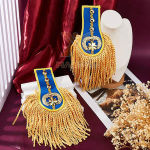 Nuevo Diseño Personalizado, Más Vendido, Bajo MOQ, Epaulettes de Hombro para Uniformes Ceremoniales - Product Image 4