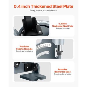 Piegatubi in Metallo Regolabile 0-60 Gradi per Tubi e Condotti da 1/2 a 2 Pollici - Product Image 4