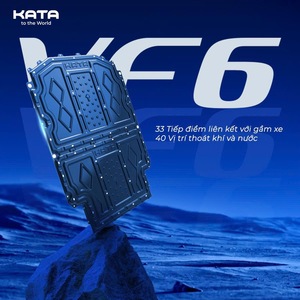 แบตเตอรี่ป้องกัน KATA รุ่นใหม่ VF6 เวียดนาม ความแข็งแรงสูง 24-25 กก. สีเงิน ติดตั้งง่าย - Product Image 1