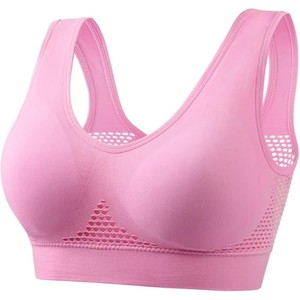 เสื้อชั้นในออกกำลังกายแบบเรียบง่าย สีพื้น ยืดหยุ่นสูง สัมผัสนุ่ม ระบายอากาศได้ดี เหมาะสำหรับออกกำลังกายประจำวัน วิ่งจ๊อกกิ้ง และเล่นกีฬา - Product Image 5