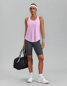 Débardeur Femme en Spandex/Polyester Sans Manches Décontracté Été Doux Confortable Respirant Extensible Écologique Séchage Rapide Nœud - Product Image 2