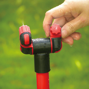 Mini soporte de refrigeración de nebulización extensible para exteriores de 20 pulgadas con boquillas ajustables de doble ángulo libre, sistema de pistolas de agua para manguera de jardín - Product Image 3