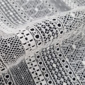Geometric Stripe Lightweight Stretch <b>Lace</b> Fabric 147cm Nylon Spandex <b>Elastic</b> Warp Knit Customized Color Wedding Lingerie Dresses - Product Image 3