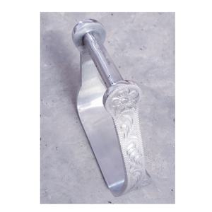 Estribo de aluminio de caballo cómodo personalizado al por mayor con diseño grabado para uso ecuestre - Product Image 5