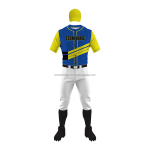 2025 Top vente hommes uniforme de Baseball personnalisé pour hommes prix usine en ligne vente Softball uniforme deux tons doux 100% coton ensembles - Product Image 5