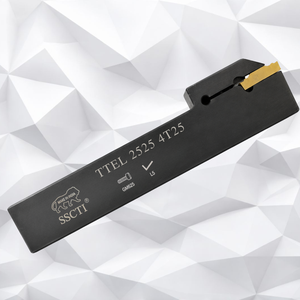 Portaherramientas de Ranurado Externo TTEL/R 2525 4T25 |   Portaherramientas para torno CNC para torneado y ranurado |   Portaherramientas de Precisión con Insertos de Carburo - Product Image 1