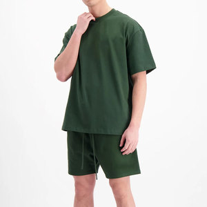 Camisa de Verano de Diseño Nuevo, Corta, con Dos Bolsillos Laterales, Lisa, Formal, OEM, Cómoda y a la Moda, Conjunto de Dos Piezas para Hombre - Product Image 3