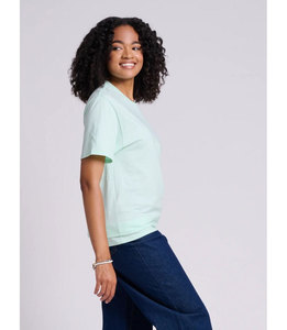 T-shirt unisexe à manches courtes et col rond vert menthe Jerzees 29M, t-shirt en jersey, broderie personnalisée, impression DTG, commande en gros - Product Image 3