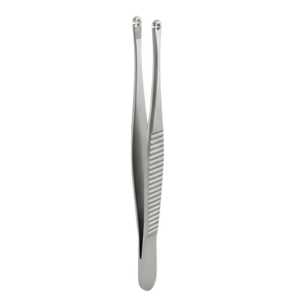 Pinzas (forceps) de sutura dental con punta de doble lazo, manuales, de acero inoxidable, 150 mm, grado hospitalario, certificadas CE ISO13485 - Product Image 3