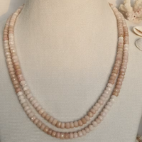 Collier de perles d'opale rose naturelle AAA Radheya Global Wholesale, bijoux ethniques faits à la main en pierres précieuses pour femmes