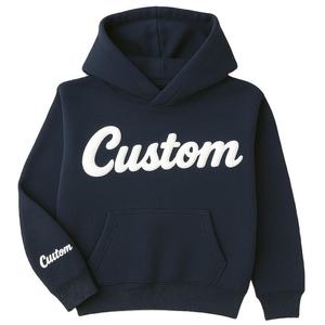 Custom Cotton Fleece Hoodies Wholesale OEM Manufacturer Bulk Production Private <b>Label</b> Heavyweight Streetwear Supplier - Product Image 3