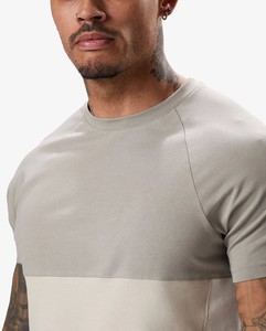 T-shirt homme à manches courtes, col rond, en modal teint, coupe ajustée, décontracté, longueur standard, en jersey tricoté respirant, design uni - Product Image 6