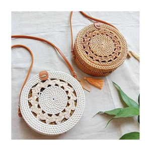 AVAILABLE Sustainable Premium Fashionable Rattan Handbag Hot Selling High Quality Eco Woven Fashion Tote Wholesale - Product Image 1