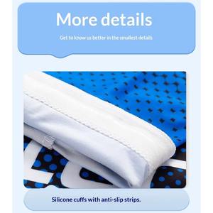 Mangas de brazo unisex personalizadas al por mayor para sublimación, 100% poliéster, de secado rápido, transpirables, con protección UV, elásticas de silicona antideslizantes - Product Image 4