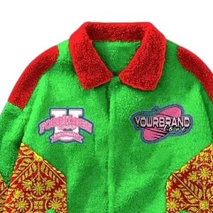 Genuine <b>Leather</b> Sleeve Varsity <b>Jacket</b> Men Embroidered Letterman OEM ODM Sample Service Available - Product Image 2