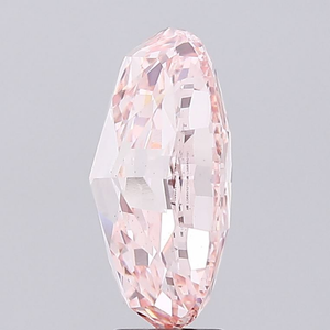 Diamant de laboratoire cultivé en CVD, certifié IGI, clarté VS1, taille excellente, rose intense fantaisie ovale, durable, pour la joaillerie. - Product Image 3