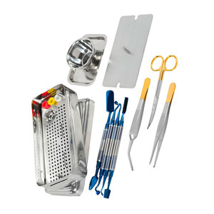 Kit Profesional de Herramientas Dentales para Rellenos de Composite, Tijeras y Pinzas con Mango TC Dorado, Esterilización Autoclavable, Set en Caja, Pakistán - Product Image 6