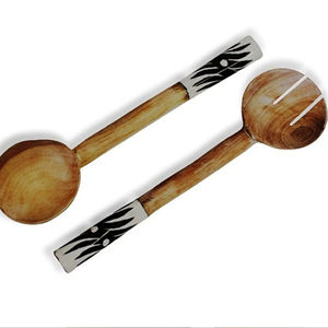 Utensilios para Ensaladas Ecológicos Aptos para Lavavajillas, Modelo Nuevo, Hechos en India para el Hogar y la Cocina - Product Image 1