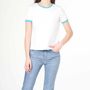 T-shirt pour femme de qualité supérieure, nouvelle mode, respirant, streetwear, logo personnalisé, vente en gros, qualité premium, été, faible MOQ, service - Product Image 6